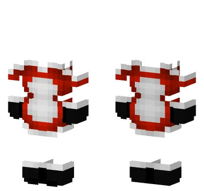 Ob Red Christmas Maiden Dress Minecraft skin