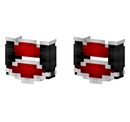 Ob Red Xmas Dress w Gloves Minecraft skin