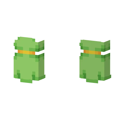 Ob Silk Frog Green Dress Minecraft skin