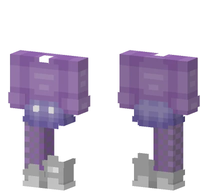 Ob Sweater Shorts Purple Minecraft skin