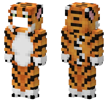 Ob Tiger Onesie Minecraft skin