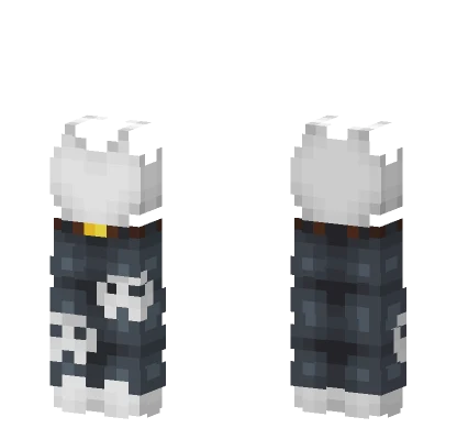 Ob White Tanktop Skull Jeans Minecraft skin