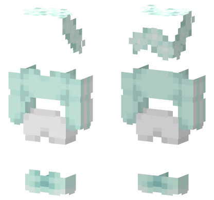 Ob Winter Mint White Outfit Minecraft skin