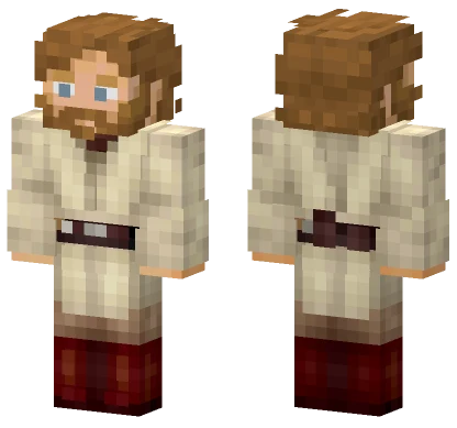 Obi Wan Kenobi Battle Robes Minecraft skin