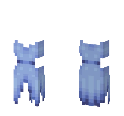 Oblong Blue Moon Dress V2 Minecraft skin