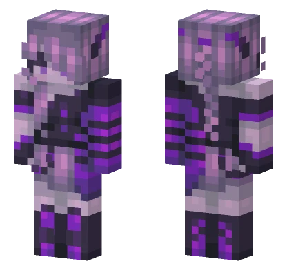 Obsidian Armor Minecraft skin