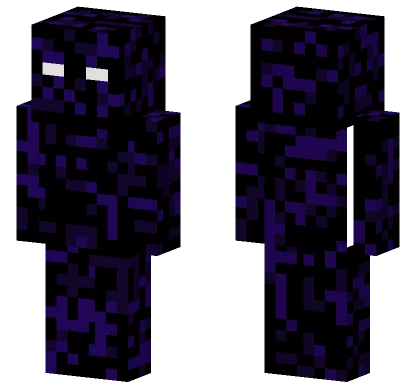Obsidian Man Minecraft skin
