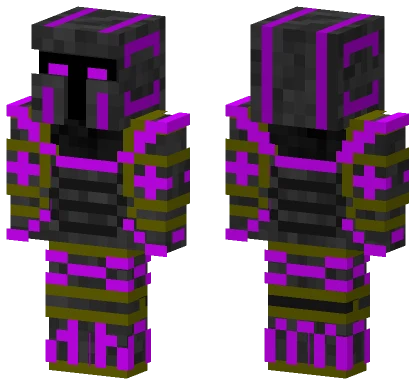 Obsidian Soldier Minecraft skin