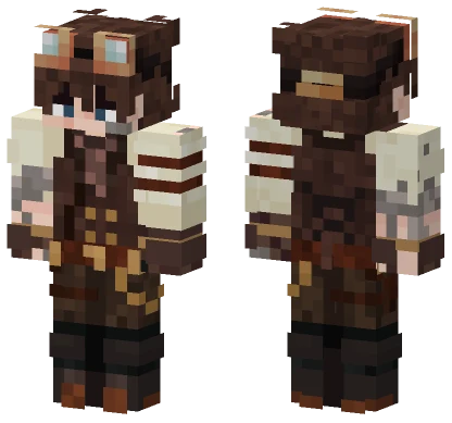 OC WIP Steampunk Girl Minecraft skin