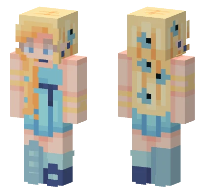 Ocean Depths Girl Minecraft skin