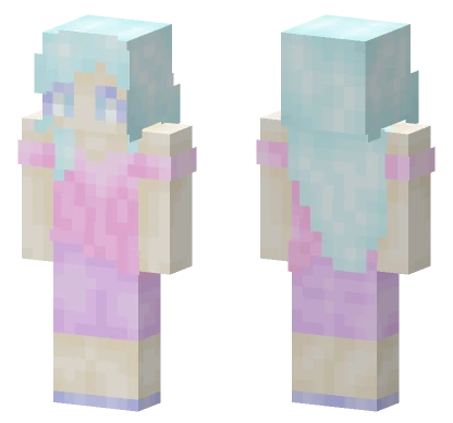 Ocean Mirage Girl Minecraft skin