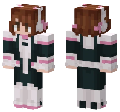 Ochaco Uraraka Hero Outfit Minecraft skin
