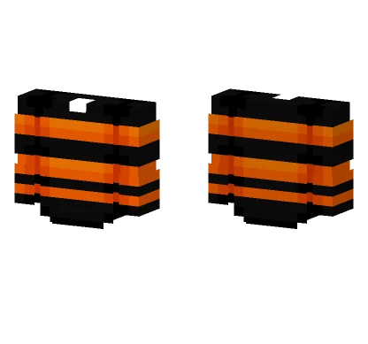 October Pumpkin Stripe Sweater Minecraft skin