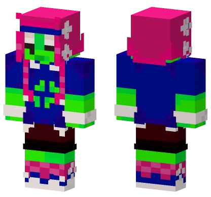 Octoclover Accurate 100 Minecraft skin
