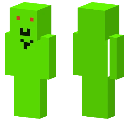 Oejrbbridnndkeoiehrbbrndnskoe Green Skin Minecraft skin