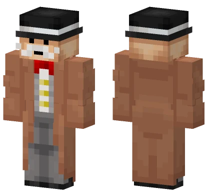 Ohnemaske Top Hat Minecraft skin