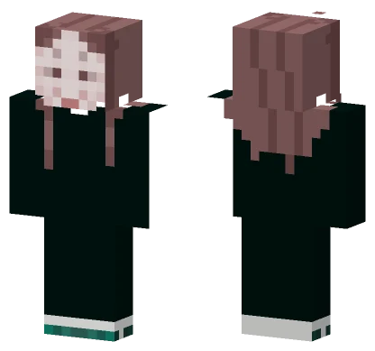 Okame Noh Mask Unfinished Minecraft skin