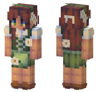 Oktoberfest Girl Minecraft skin