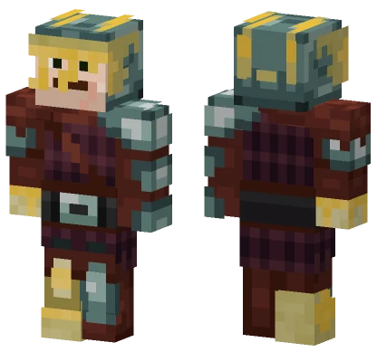 Old Knight Armor Minecraft skin