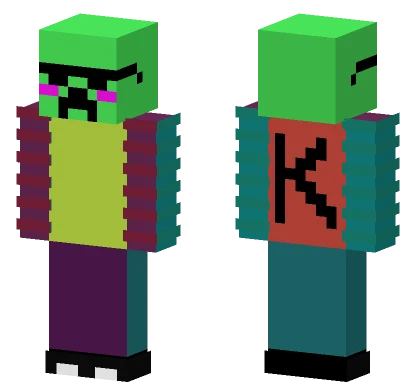 Oldest Skin Pt1 2sided Minecraft skin