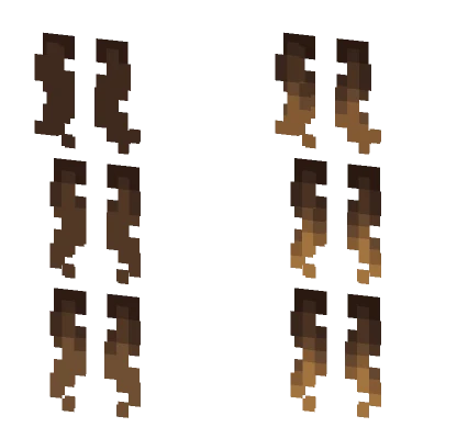 Ombre Hair Tutorial Minecraft skin