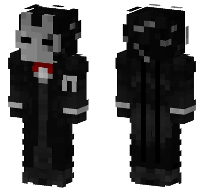 Ominous Dark Clown Minecraft skin
