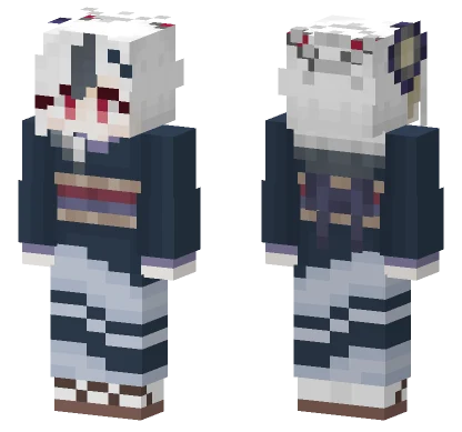 Onikata Kayoko New Year Minecraft skin
