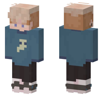 Oogaboofledoodle Blue Outfit Minecraft skin
