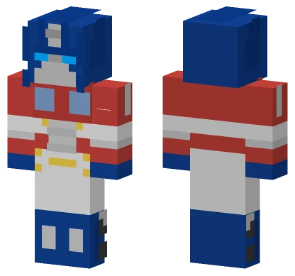 Optimus Prime Minecraft skin