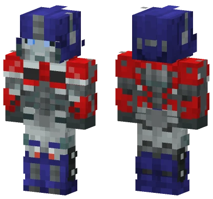 Optimus Prime 2023 Minecraft skin