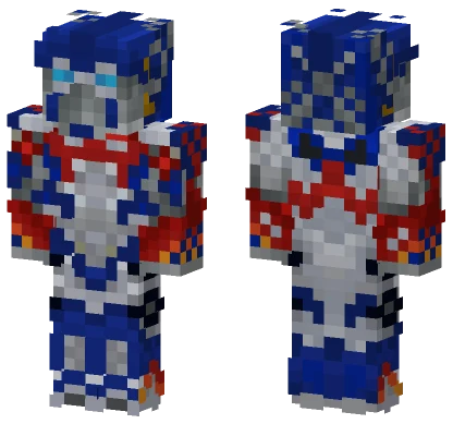 Optimus Prime Bayverse Minecraft skin