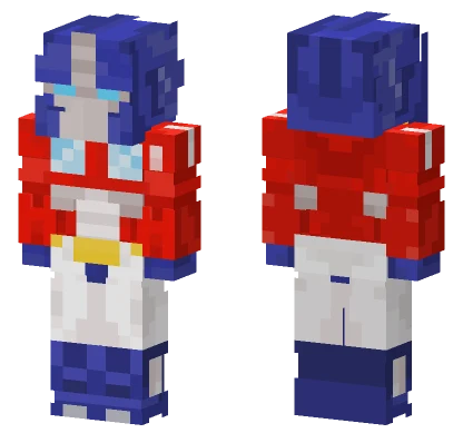 Optimus Prime Classic Minecraft skin