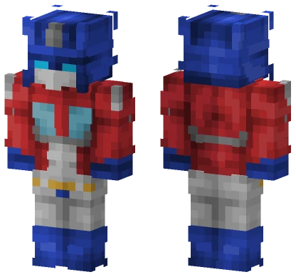 Optimus Prime G1 Minecraft skin