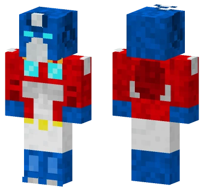 Optimus Prime G1 Minecraft skin