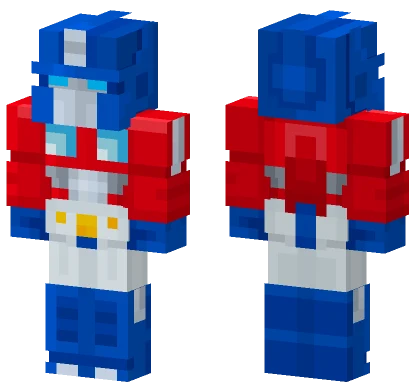 Optimus Prime G1 Robot Minecraft skin