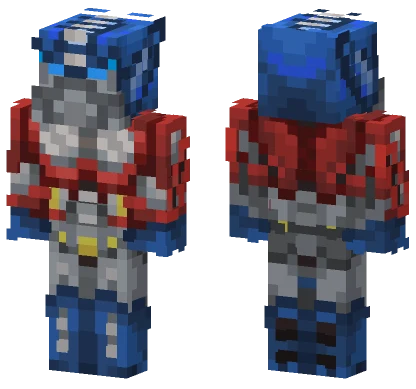 Optimus Prime IDW Revamped Minecraft skin