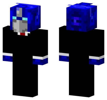 Optimus Prime Tuxedo Minecraft skin