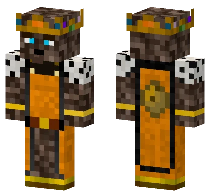 Orange and Brown Explorer Minecraft skin