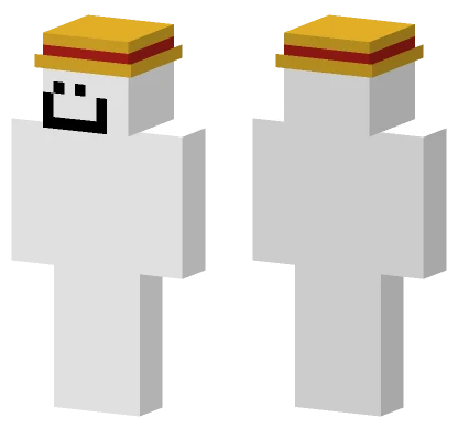 Orange and Red Guard Minecraft skin