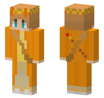 Orange Archer Boy Minecraft skin