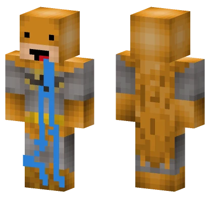Orange Batman Suit Minecraft skin