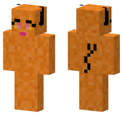 Orange Blob Monster Minecraft skin