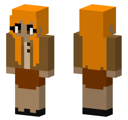 Orange Boy Minecraft skin
