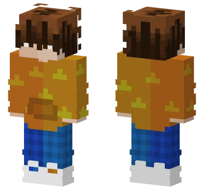 Orange Boy Minecraft skin