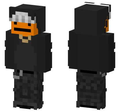 Orange Candy Corn Hat Minecraft skin