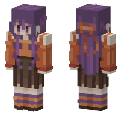 Orange Candy Minecraft skin