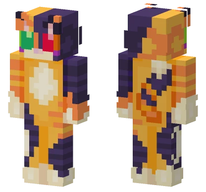 Orange Cat Minecraft skin