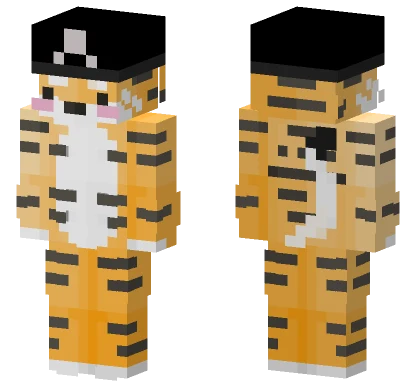 Orange Cat Minecraft skin