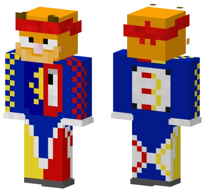 Orange Cat Boy Minecraft skin