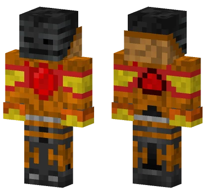 Orange Cat Character Minecraft skin